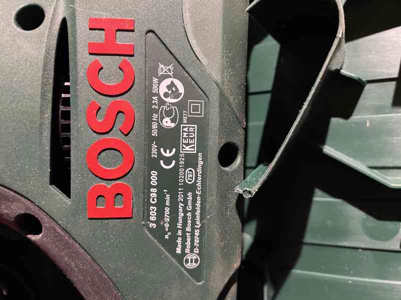 Prosám pilu ocasku BOSCH PFZ 500 E, plně funkční, málo použí - foto 3