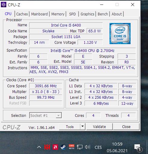Intel i5 6400 + MOBO ASUS H110M-K + 16gb ram - foto 4