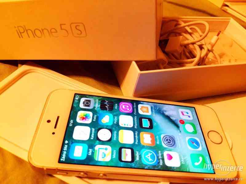 iPhone 5S zlatý, 32GB, jako novy, nejde dotyk - foto 4