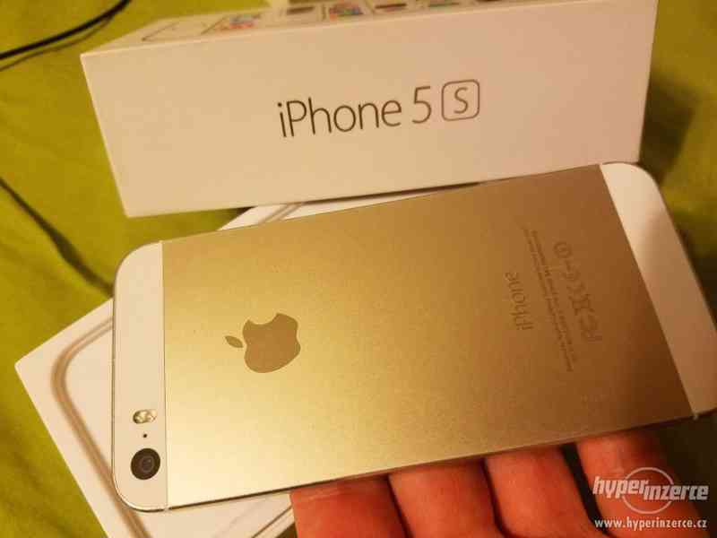 iPhone 5S zlatý, 32GB, jako novy, nejde dotyk - foto 5