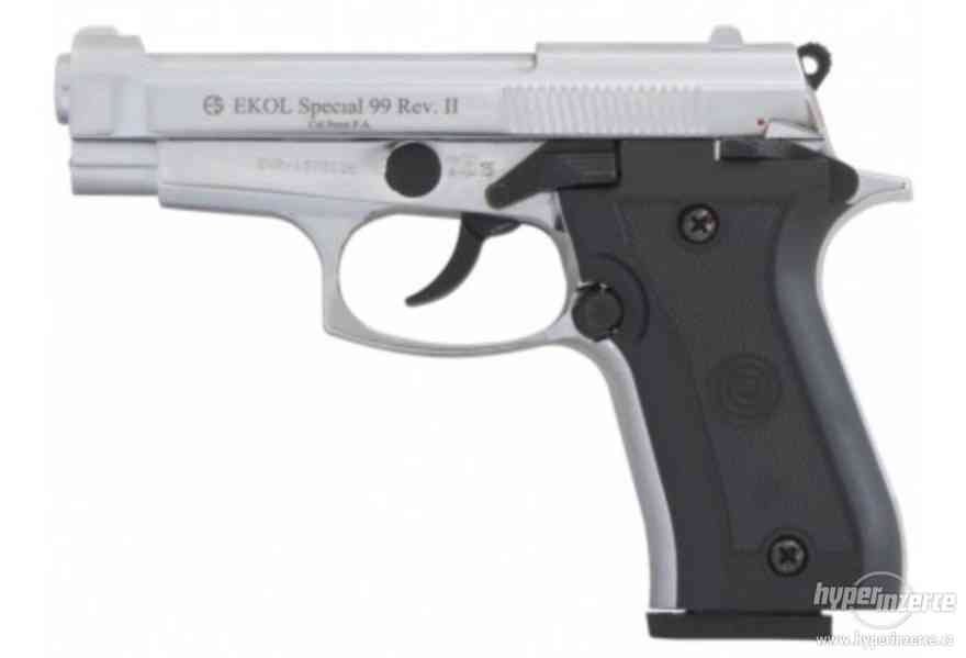 Plynová pistole Ekol Special 99 REV II chrom cal.9mm - foto 1