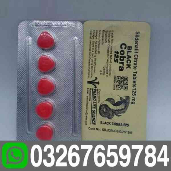 Black Cobra 125mg Tablets in Karachi | 03267659784