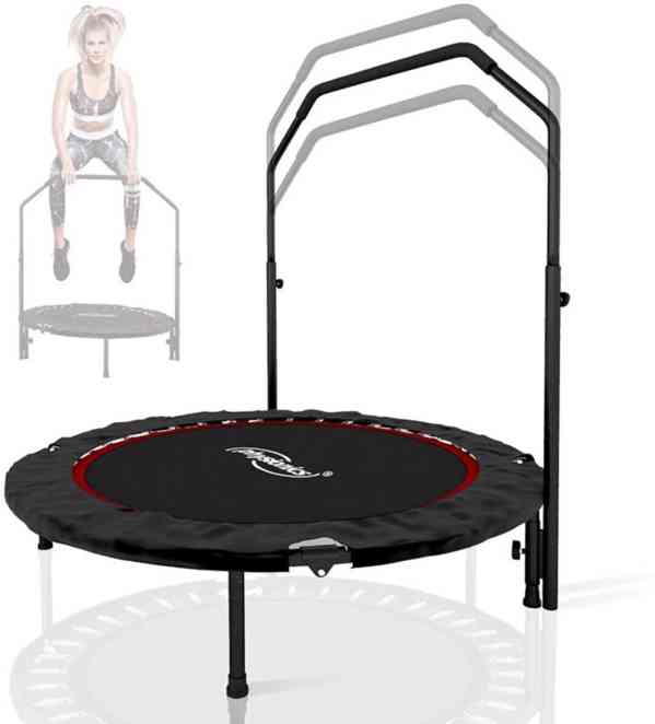 Physionics Fitness trampolína 101 cm, do 150 kg, červená