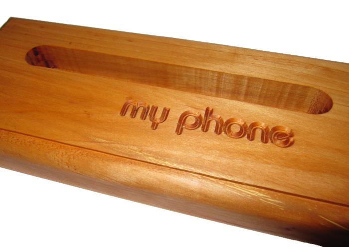 Dřevěný stojan na mobil /tablet/s přáním,značkou.... - foto 2