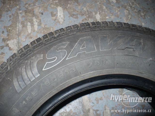 4 ks Letní pneu Sava Effecta + 155/80 R13 4-5 mm - foto 4