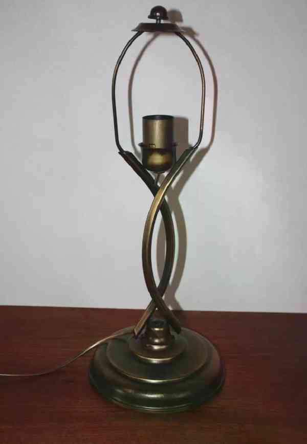 Nová vitrážová Tiffany lampa s květinovým motivem – 30x48 cm - foto 3