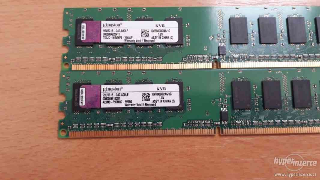 Kingston DDR2 1GB 800MHz CL6 KVR800D2N6/1G - foto 2