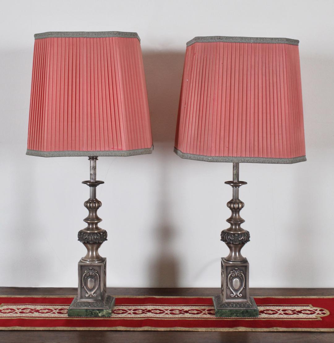 Starožitné párové lampy Výška 77 cm - foto 1