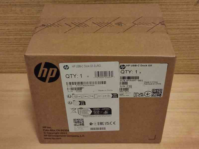 HP USB-C Dock G5 nové nevybalené univerzální - foto 2