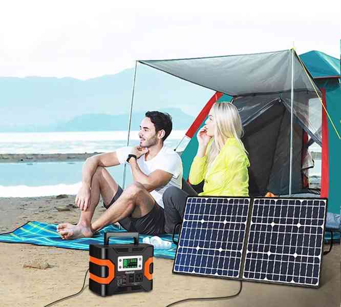 Flashfish SP18V 100W Přenosný Solární Panel 4 v 1 - foto 7