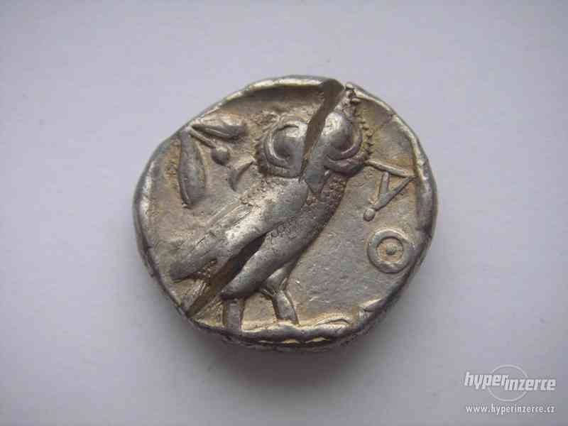 Tetradrachma AR, Attika, Athény - 449-415 př. n. l - foto 3
