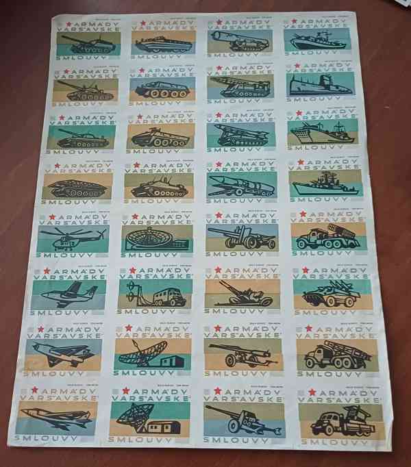 Zápalkové nálepky z 60.tých let 20.století - foto 4