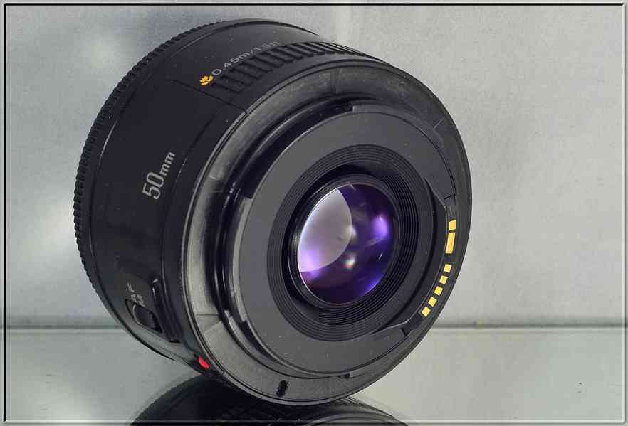 Canon EF 50mm f/1.8 II **fullframe-formát Pevný - foto 5