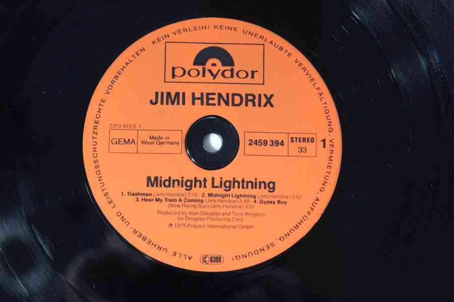 Jimi Hendrix – Midnight Lightning (LP) - foto 3