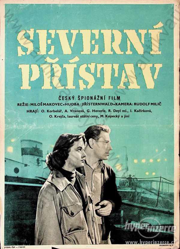 Severní přístav film plakát 1954 A3 Makovec - foto 1