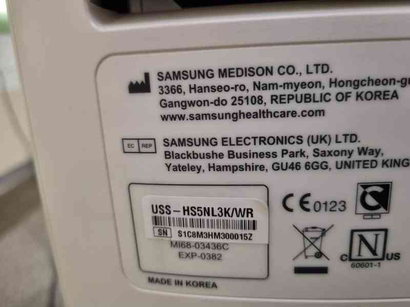 Položka číslo 2 – ultrazvuk Samsung Medison HS 50 - foto 3