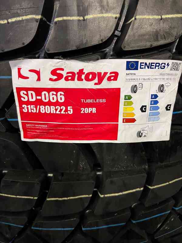 Nové záběrové nákladní pneumatiky Satoya SD-066 315/80 R22,5 - foto 2