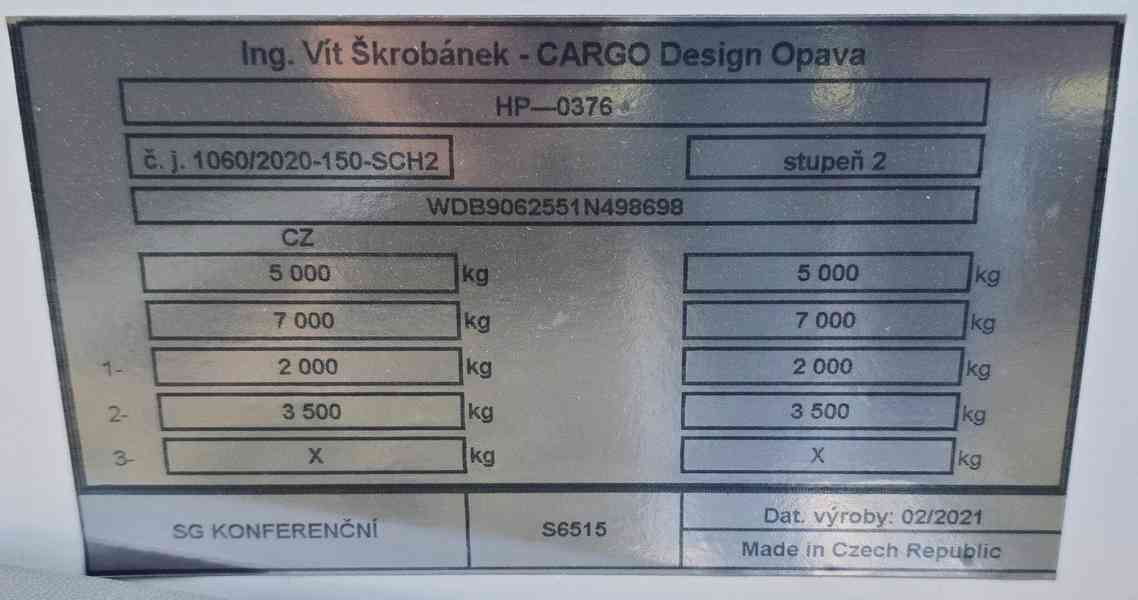 Mercedes Benz 519 CDI DK speciál 4x4 částečně pancéřovaný - foto 15