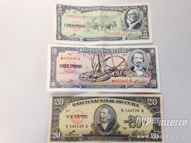 unikátní sbírka kubánských bankovek 1960 - foto 1