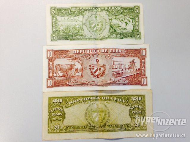 unikátní sbírka kubánských bankovek 1960 - foto 2