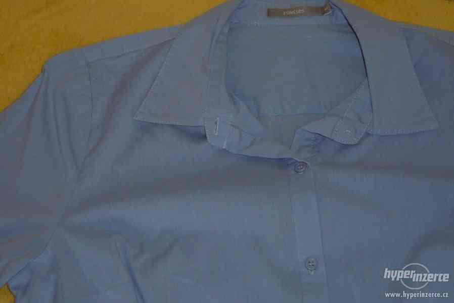 Modrá klasická košile vel. XL - foto 2
