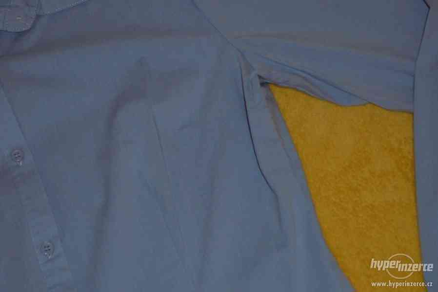 Modrá klasická košile vel. XL - foto 4