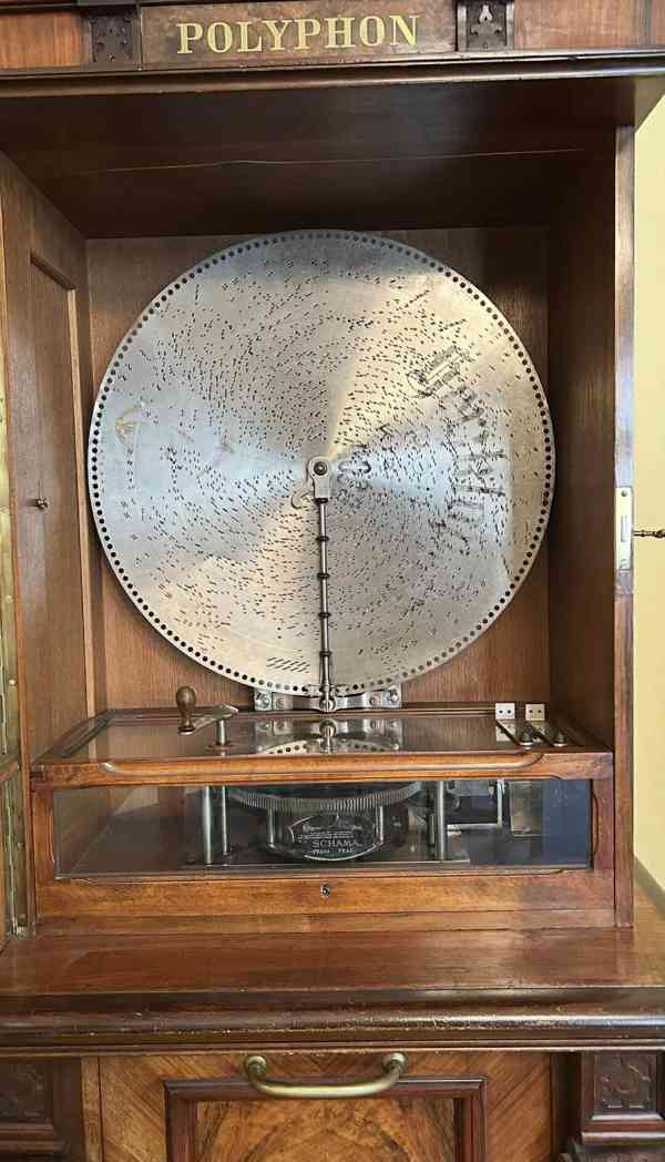 Hrací skříň (polyphon) zn. Schamal - foto 2