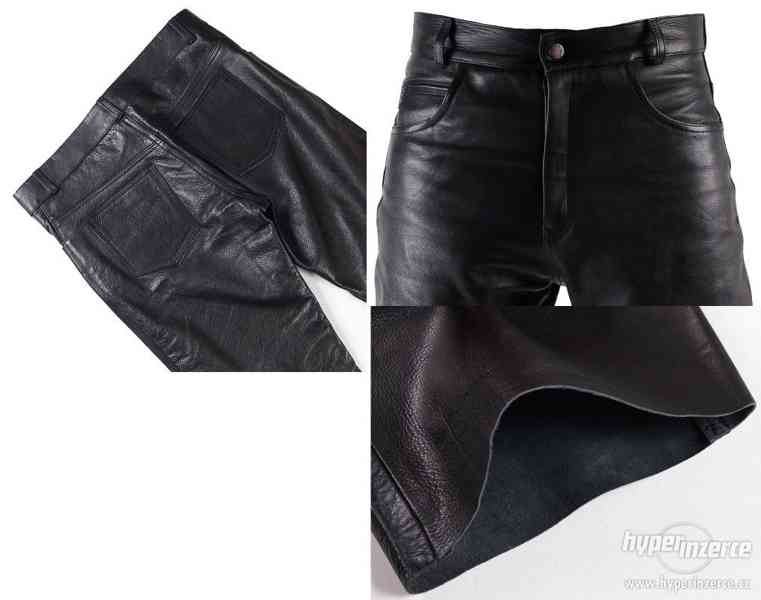 Pánské kožené kalhoty zn. Osx - Black (vel.36) - foto 1