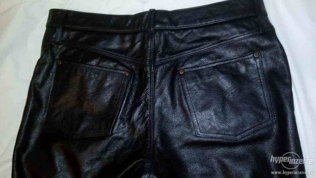 Pánské kožené kalhoty zn. Osx - Black (vel.36) - foto 4