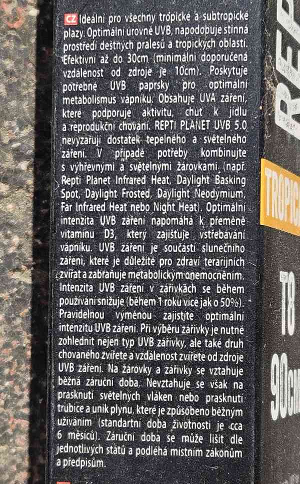 Repti Planet zářivka Fluorescent UVB 5.0 90cm 30W - foto 2