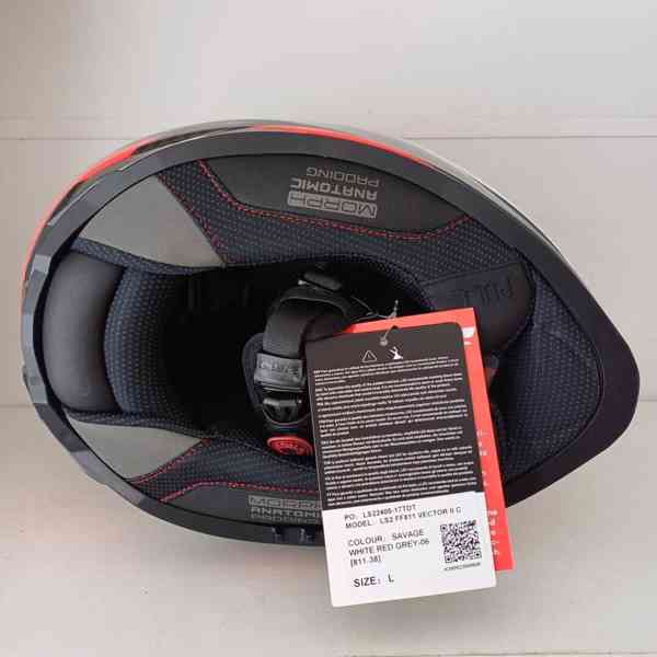 Silniční přilba LS2 Vector II Carbon Savage - foto 7