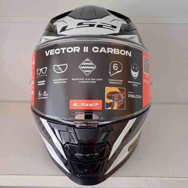 Silniční přilba LS2 Vector II Carbon Savage - foto 3