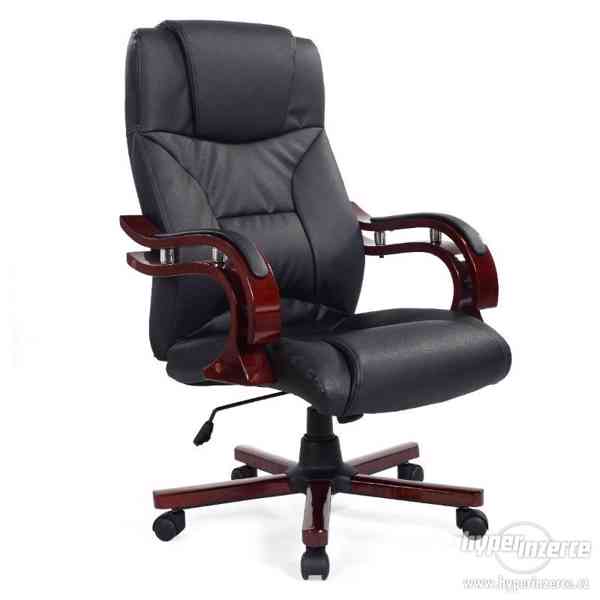 Nové kancelářské kožené křeslo židle President - foto 1