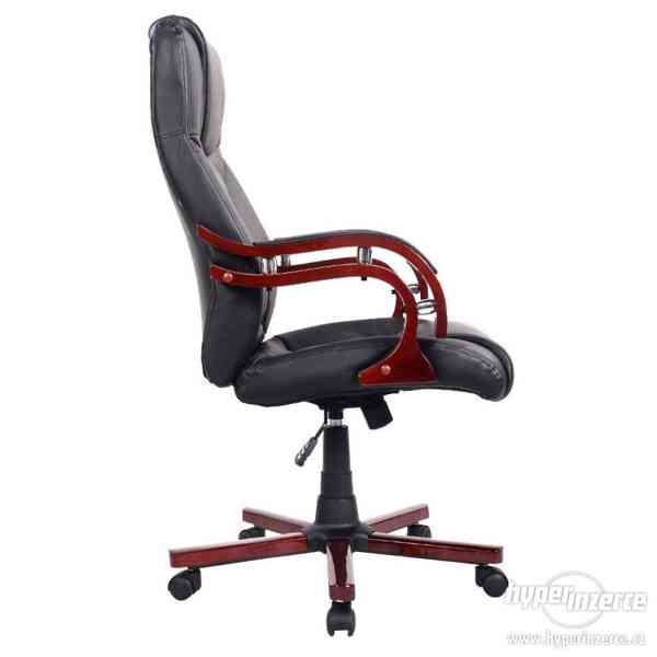 Nové kancelářské kožené křeslo židle President - foto 2