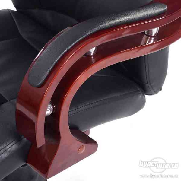 Nové kancelářské kožené křeslo židle President - foto 3