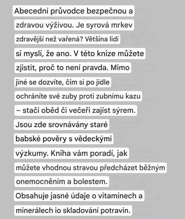 Kniha: "JÍDLO JAKO JED, JÍDLO JAKO LÉK". Top stav ! 400 str. - foto 17