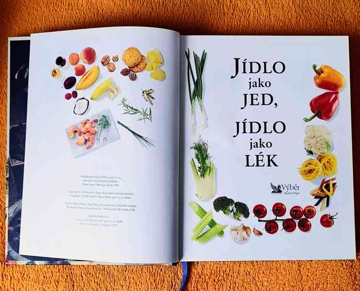 Kniha: "JÍDLO JAKO JED, JÍDLO JAKO LÉK". Top stav ! 400 str. - foto 2