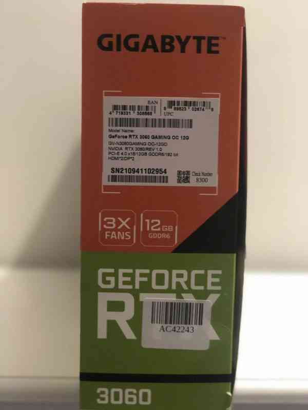 GIGABYTE GeForce RTX 3060 GAMING OC 12G GDDR6 Graphics Card - foto 3
