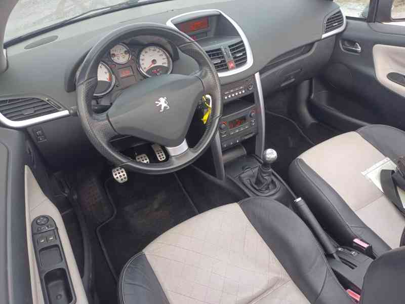 Peugeot 207 CC cabrio 1.6 88Kw RV.2008 TAŽNÉ - NOVÁ STK - foto 10