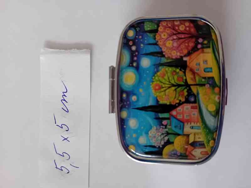 Krabička  na léky, naušnice. - foto 5