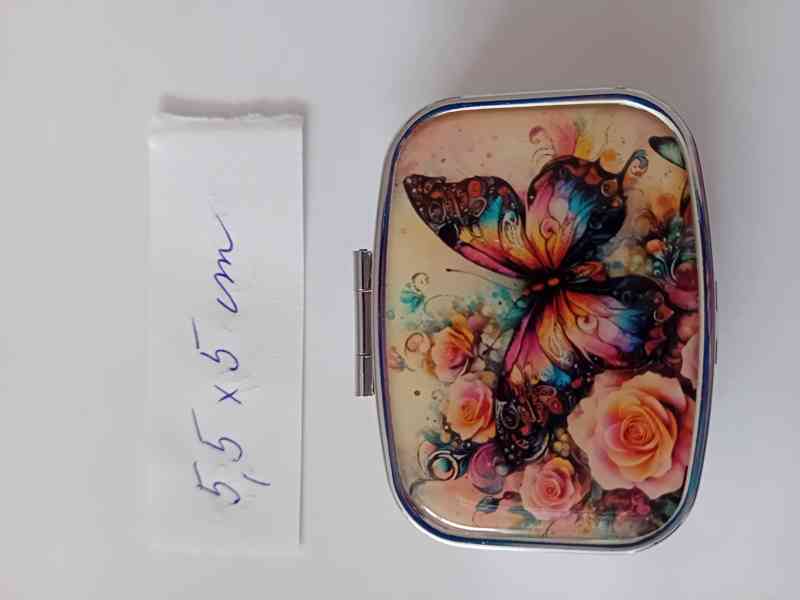 Krabička  na léky, naušnice. - foto 9