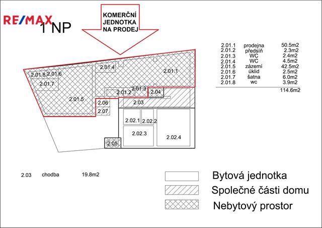 Prodej komerčních prostor 114,6 m², Hodolanská, Olomouc - foto 8