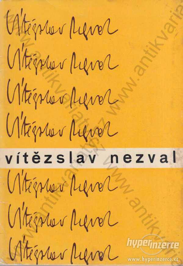 Vítězslav Nezval M.  Blahyňka, J. Nečas 1960 - foto 1