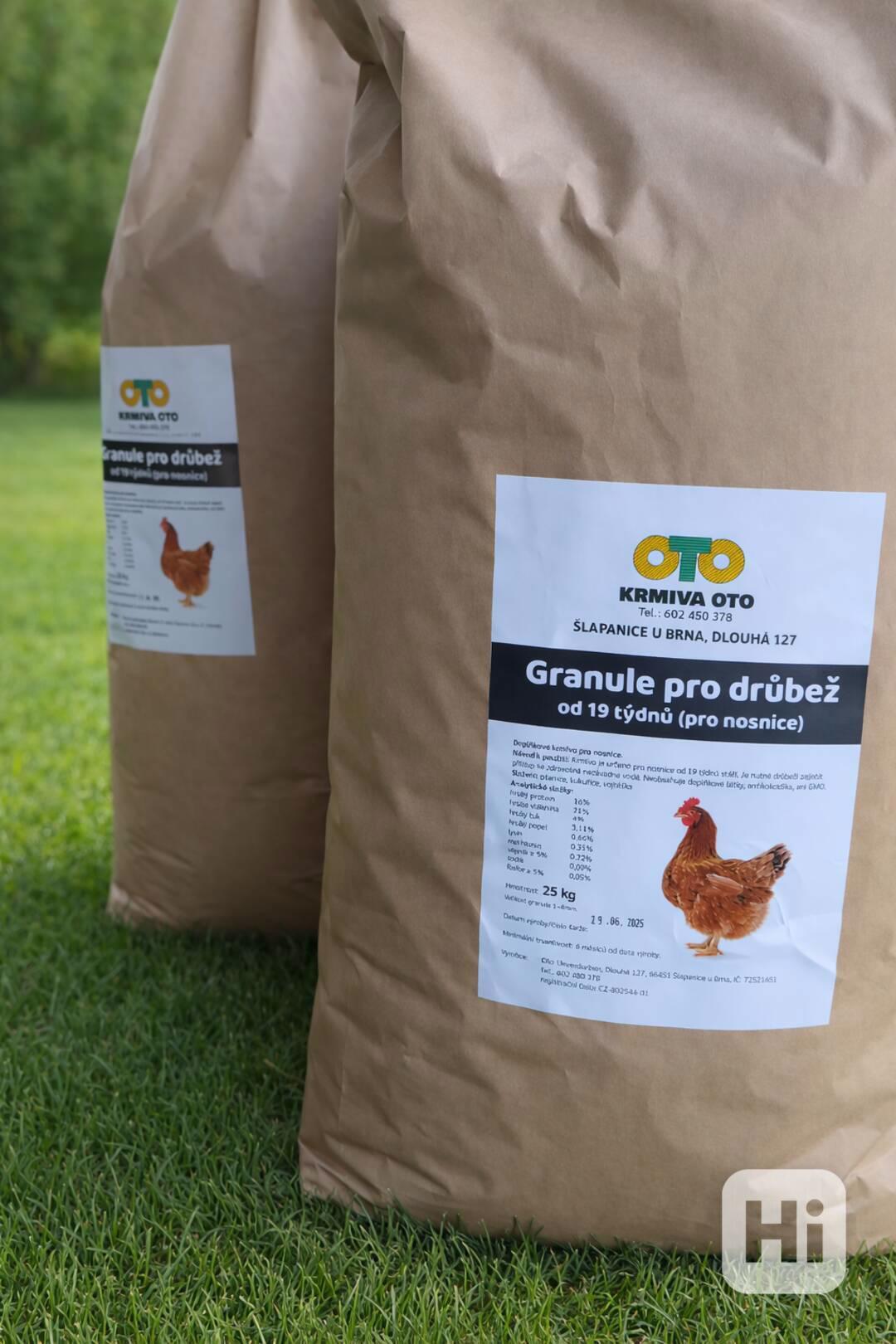 Granule pro Drůbež, Slepice kačeny brojlery husy  - foto 1