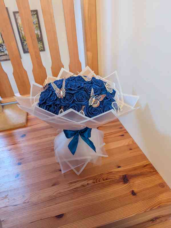 Kytice ze saténových stuh - foto 12