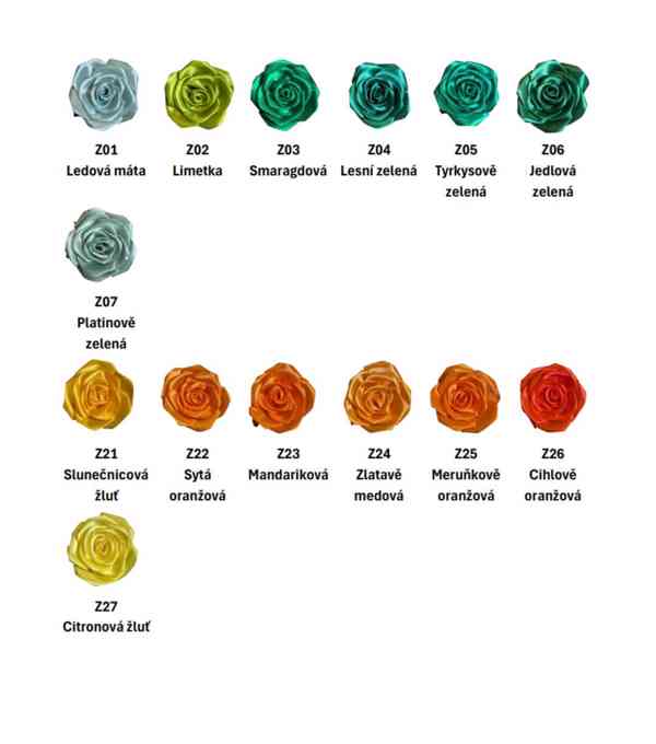 Kytice ze saténových stuh - foto 10