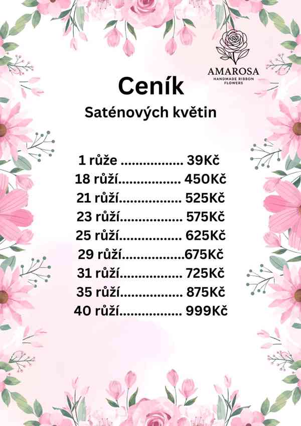 Kytice ze saténových stuh - foto 7