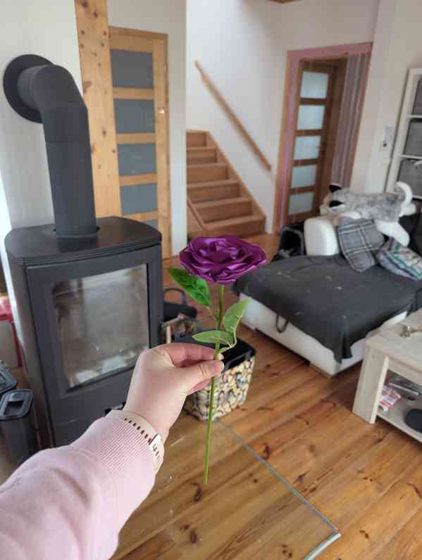 Kytice ze saténových stuh - foto 11