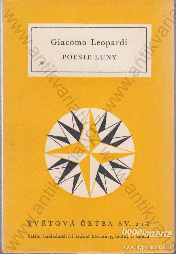 Poesie luny Giacomo Leopardi SNKLHU 1959 - foto 1