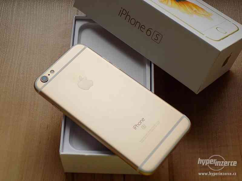 APPLE iPhone 6S 64GB Gold - ZÁRUKA - KOMPLET - SUPER STAV - foto 6